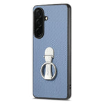 CASENEO C1-19 for Samsung Galaxy S26+ Case Folding Kickstand Leather Back Cover Carbon Fiber Texture