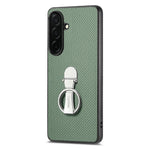 CASENEO C1-19 for Samsung Galaxy S26+ Case Folding Kickstand Leather Back Cover Carbon Fiber Texture