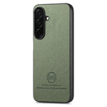 For Samsung Galaxy S26 Case Leather Phone Back Cover with Cloth Texture
