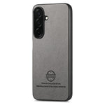 For Samsung Galaxy S26 Case Leather Phone Back Cover with Cloth Texture