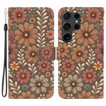 For Samsung Galaxy S26 Ultra Wallet Case Pattern Printing Leather Stand Phone Cover with Strap