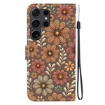 For Samsung Galaxy S26 Ultra Wallet Case Pattern Printing Leather Stand Phone Cover with Strap