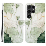 For Samsung Galaxy S26 Ultra Wallet Case Pattern Printing Leather Stand Phone Cover with Strap