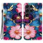 For Samsung Galaxy S26 Ultra Wallet Case Pattern Printing Leather Stand Phone Cover with Strap