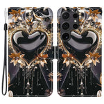 For Samsung Galaxy S26 Ultra Wallet Case Pattern Printing Leather Stand Phone Cover with Strap
