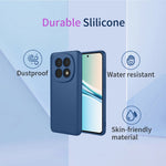 For Xiaomi Redmi Note 15 5G (Global)  /  Poco M8 5G Case Liquid Silicone Feel Soft TPU Protective Phone Cover
