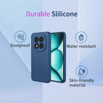 For Xiaomi Redmi Note 15 Pro+ 5G (Global)  /  Poco M8 Pro 5G Case Liquid Silicone Feel Soft TPU Protective Phone Cover