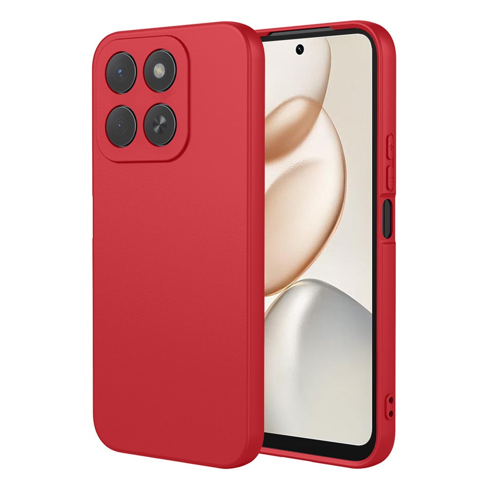 For Honor 400 Smart 5G  /  X7d 4G Case Liquid Silicone Feel Soft TPU Protective Phone Cover