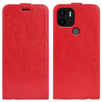 For Xiaomi Redmi A1+ 4G / A2+ 4G / Poco C50 4G PU Leather Vertical Flip Phone Case Crazy Horse Texture Card Holder Anti-drop Cover