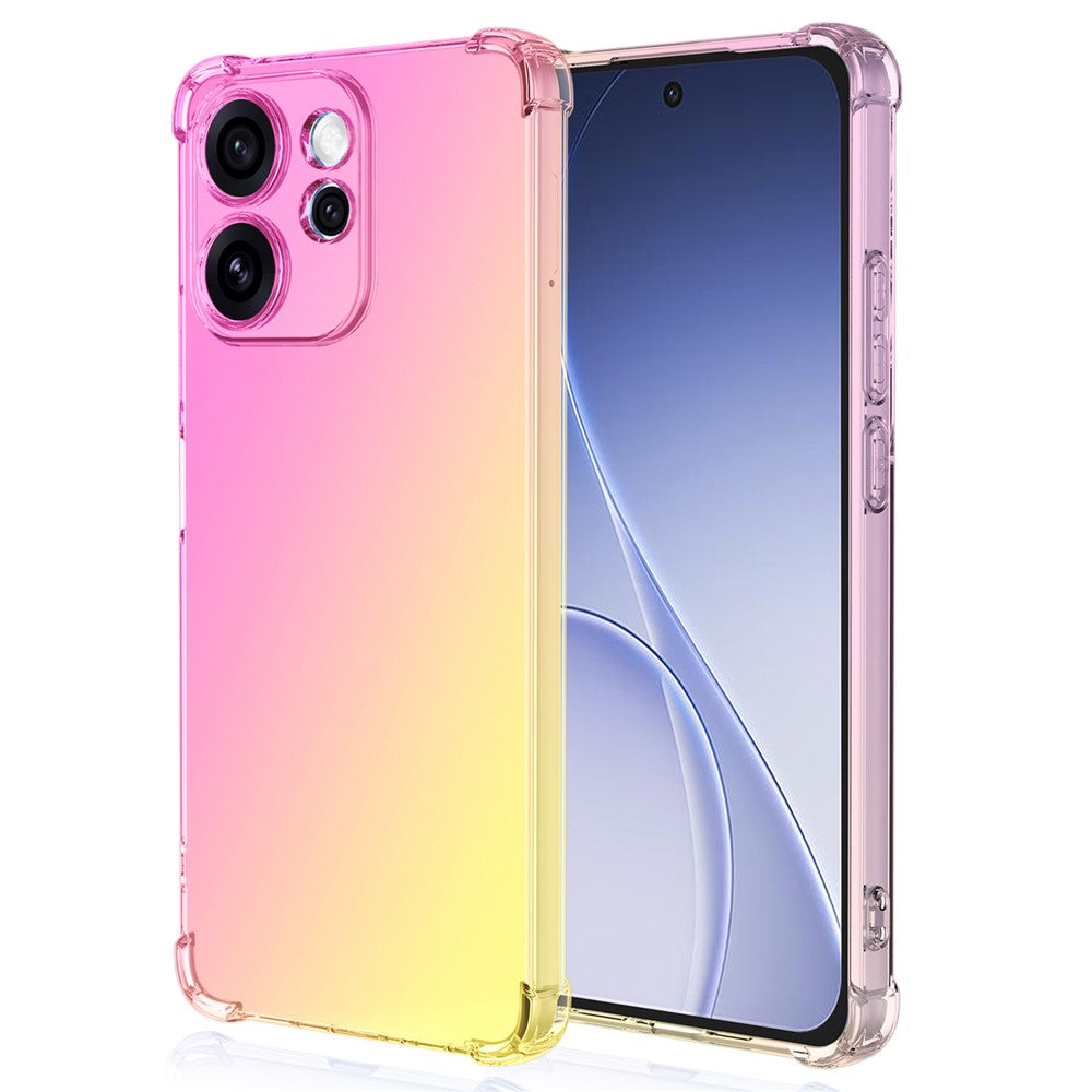 Oppo Reno15 Pro Max 5G (Global) / Reno15 Pro 5G (Kina) skal tonad färg TPU fallskyddande mobilskal