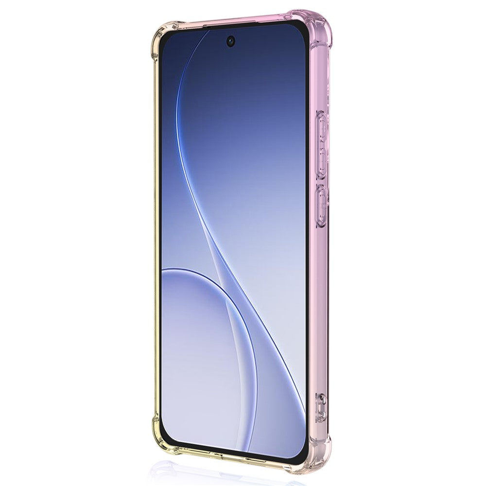 Oppo Reno15 Pro Max 5G (Global) / Reno15 Pro 5G (Kina) skal tonad färg TPU fallskyddande mobilskal