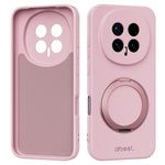 ABEEL For Honor Magic8 5G Magnetic Case Kickstand Skin Touch Liquid Silicone Phone Cover