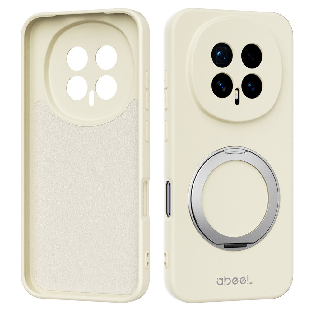 ABEEL For Honor Magic8 5G Magnetic Case Kickstand Skin Touch Liquid Silicone Phone Cover