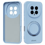 ABEEL For Honor Magic8 5G Magnetic Case Kickstand Skin Touch Liquid Silicone Phone Cover