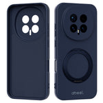 ABEEL For Honor Magic8 5G Magnetic Case Kickstand Skin Touch Liquid Silicone Phone Cover