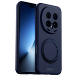 ABEEL For Honor Magic8 Pro 5G Magnetic Case Kickstand Skin Touch Liquid Silicone Phone Cover