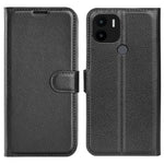Xiaomi Redmi A1+ 4G / A2+ 4G / Poco C50 4G Litchi Texture Folio Flip Phone Cover Stand Plånbok PU Läder + TPU Fodral