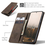 CASEME För Xiaomi Redmi Note 15 Pro 5G (Global) Plånboksfodral 013-serien PU-läder mobilfodral Stativ