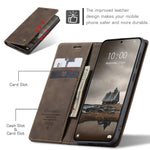 CASEME För Xiaomi Redmi Note 15 Pro 4G (Global) Plånboksfodral 013-serien PU-lädermobilfodral med stativ
