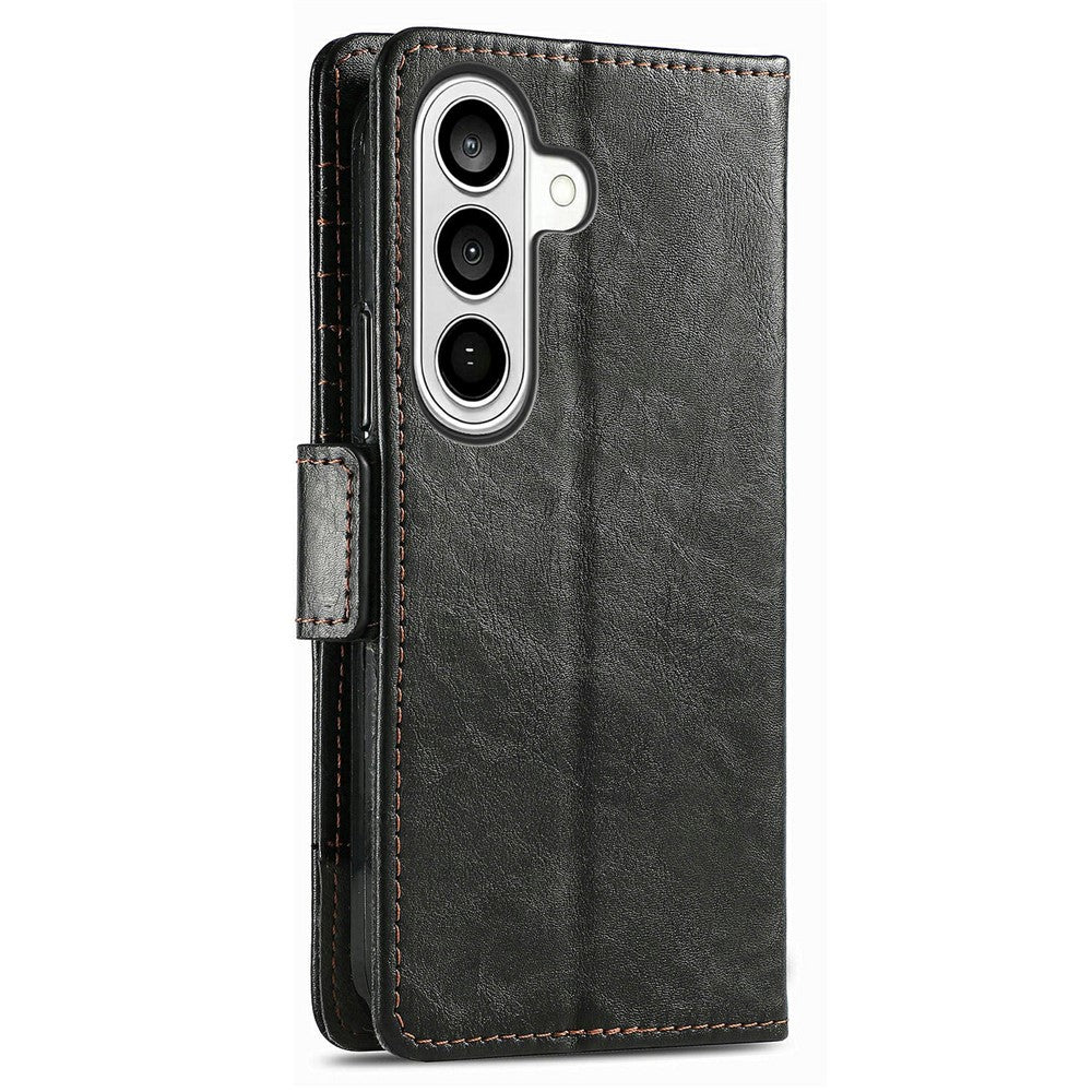 CASENEO For Samsung Galaxy S26+ Phone Cases PU Leather Cover Stand with RFID Blocking Wallet