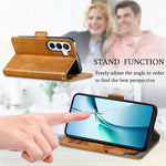 CASENEO For Samsung Galaxy S26+ Phone Cases PU Leather Cover Stand with RFID Blocking Wallet