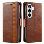 CASENEO For Samsung Galaxy S26+ Phone Cases PU Leather Cover Stand with RFID Blocking Wallet
