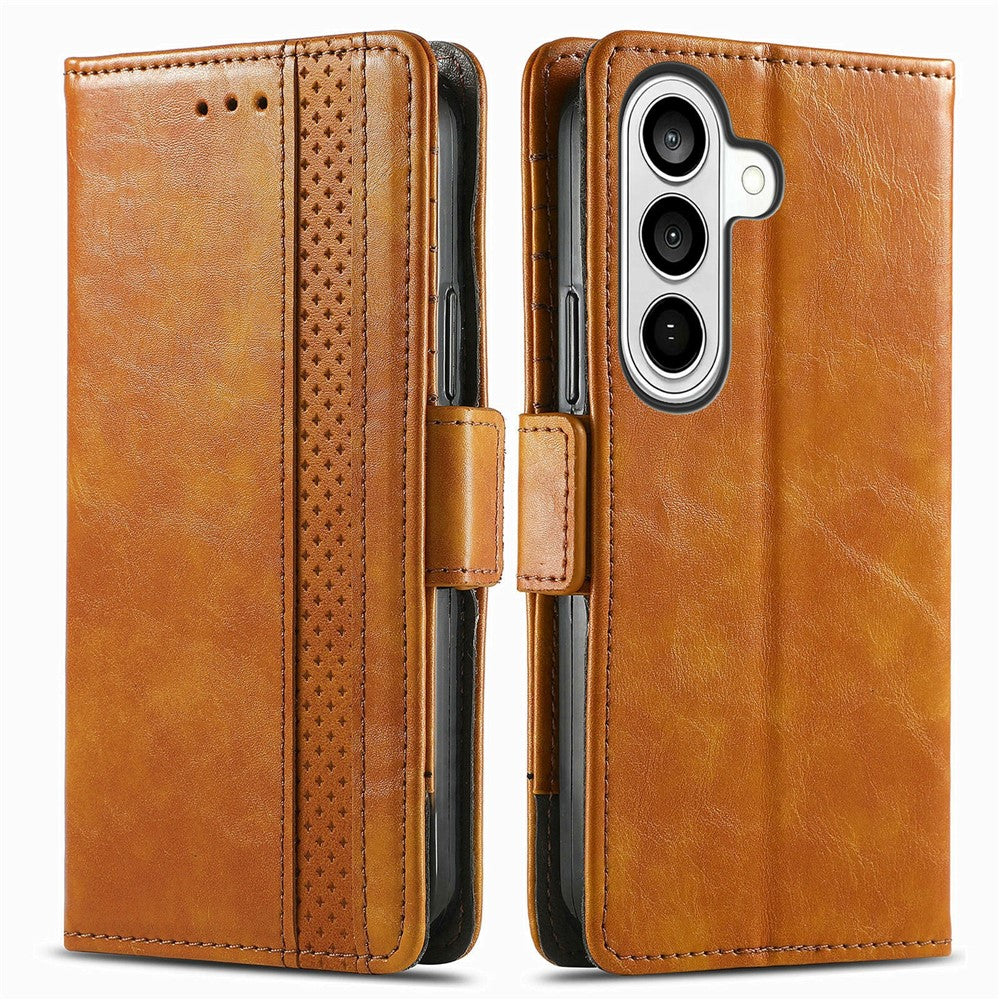 CASENEO For Samsung Galaxy S26+ Phone Cases PU Leather Cover Stand with RFID Blocking Wallet