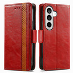 CASENEO For Samsung Galaxy S26+ Phone Cases PU Leather Cover Stand with RFID Blocking Wallet