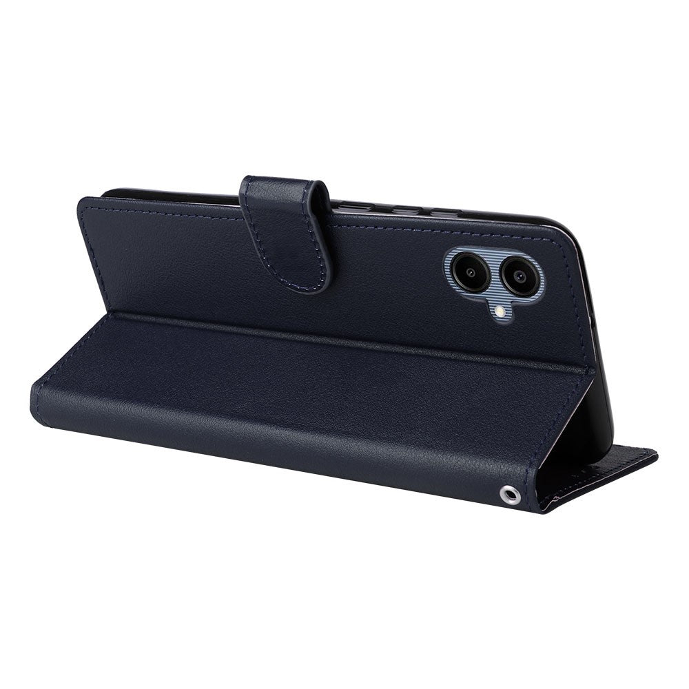 Pungfodral til Samsung Galaxy A08 5G / A08 4G / A07 5G / A07 4G / A07s 4G / A06 5G / A06 4G, PU-læderetui med håndledsrem