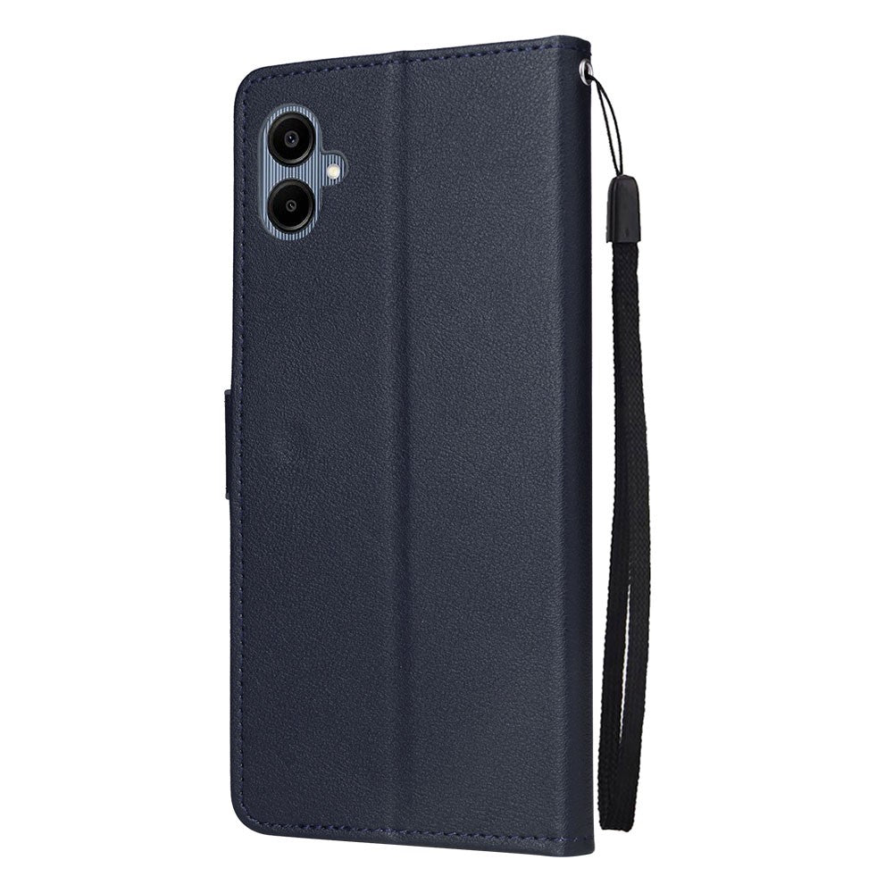 Pungfodral til Samsung Galaxy A08 5G / A08 4G / A07 5G / A07 4G / A07s 4G / A06 5G / A06 4G, PU-læderetui med håndledsrem