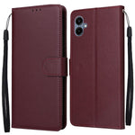 Pungfodral til Samsung Galaxy A08 5G / A08 4G / A07 5G / A07 4G / A07s 4G / A06 5G / A06 4G, PU-læderetui med håndledsrem