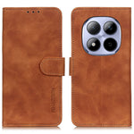 KHAZNEH For Xiaomi Redmi Note 15 Pro 4G (Global) Case PU Leather Retro Texture Phone Cover