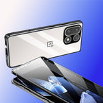 For OnePlus 15 5G Case Double-Sided Tempered Glass Metal Frame Phone Cover with Lens Protector