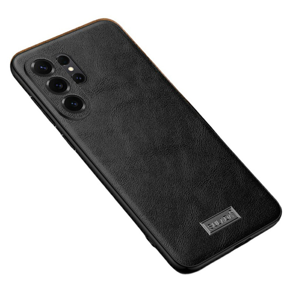 SULADA For Samsung Galaxy S26 Ultra Case PU Leather + TPU + PC Back Phone Cover