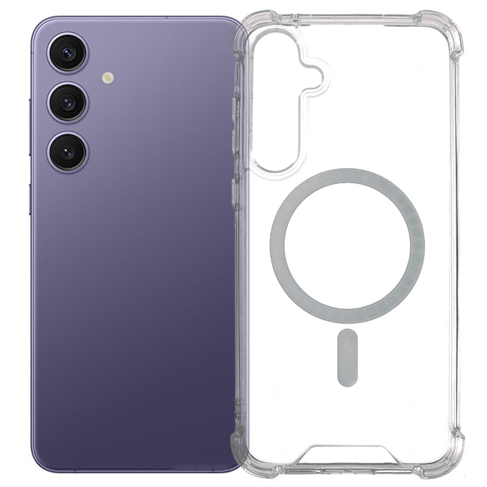Samsung Galaxy S26+ Magnetiskt Skal 1.5mm Stötsäkert TPU + Akryl mobil Baksida