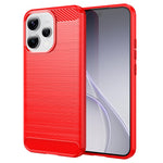 TPU Case For Oppo Reno15 5G (Global)  /  Reno15c 5G (China) Protective Phone Cover Carbon Fiber Texture Brushed