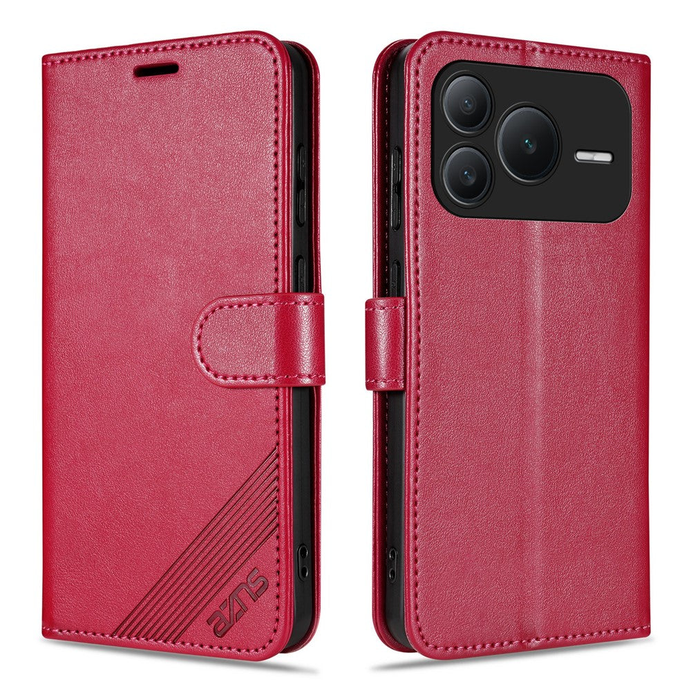 AZNS For Honor Power2 5G Cover – Anti-scratch PU-læder Standpung Telefoncover