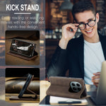 CASEME För Xiaomi Redmi Note 15 5G (Global) / Xiaomi Poco M8 5G / Xiaomi Redmi Note 15 4G (Global) Plånboksfodral 013-serien PU-lädermobilfodral med stativ
