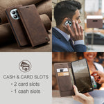 CASEME För Xiaomi Poco M8 Pro 5G / Xiaomi Redmi Note 15 Pro+ 5G (Global) Plånboksfodral 013-serien PU-lädermobilfodral med stativ