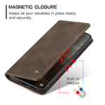 CASEME För Xiaomi Poco M8 Pro 5G / Xiaomi Redmi Note 15 Pro+ 5G (Global) Plånboksfodral 013-serien PU-lädermobilfodral med stativ