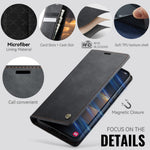 CASEME Til Samsung Galaxy A57 5G Cover 033 Series RFID Blokerende Pung Stand Kalvetekstur Læder Telefoncover
