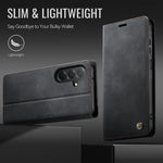 CASEME Til Samsung Galaxy A57 5G Cover 033 Series RFID Blokerende Pung Stand Kalvetekstur Læder Telefoncover