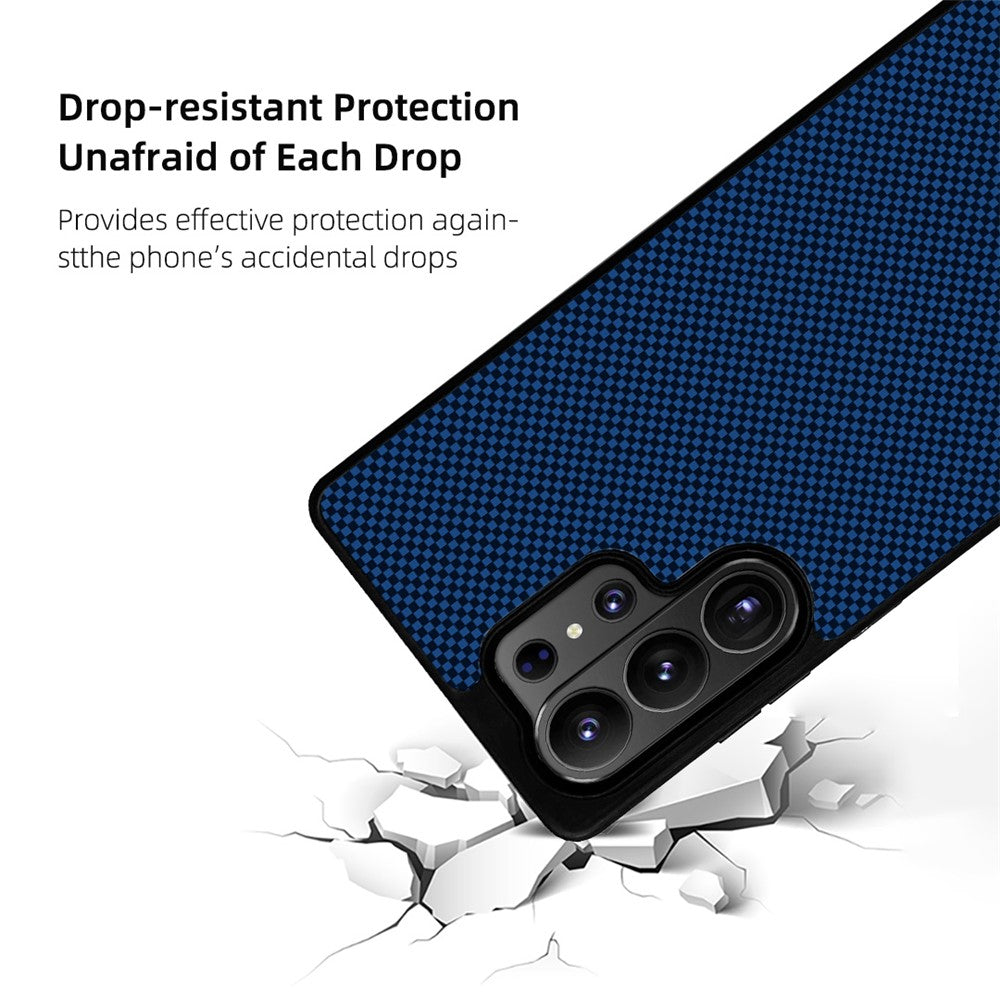 EYCASE Aramidfiber-serien för Samsung Galaxy S26 Ultra Magnetiskt Skal UV-tryckt Svart Kant TPU Akryl mobilskal