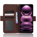 For Xiaomi Redmi Note 12 Pro 5G / Note 12 Pro Speed 5G / Poco X5 Pro 5G Dual Magnetic Clasp Phone Cover Viewing Stand Multiple Card Slots PU Leather Wallet Case