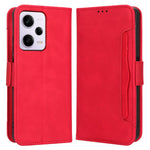 Xiaomi Redmi Note 12 Pro 5G / Note 12 Pro Speed 5G / Poco X5 Pro 5G-etui med dobbelt magnetisk spænde, visningsstativ, flere kortlommer, PU-læder og pungdesign