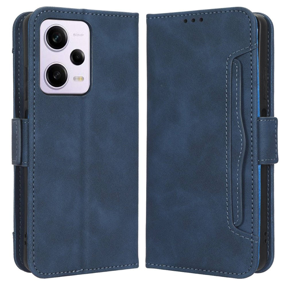 For Xiaomi Redmi Note 12 Pro 5G / Note 12 Pro Speed 5G / Poco X5 Pro 5G Dual Magnetic Clasp Phone Cover Viewing Stand Multiple Card Slots PU Leather Wallet Case