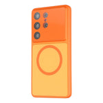 Magnetiskt skal för Samsung Galaxy S25 Ultra med AG-mattglas, stötsäkert mobilskydd
