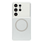 Magnetiskt skal för Samsung Galaxy S25 Ultra med AG-mattglas, stötsäkert mobilskydd