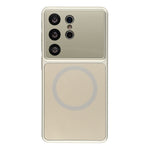 Magnetiskt skal för Samsung Galaxy S25 Ultra med AG-mattglas, stötsäkert mobilskydd