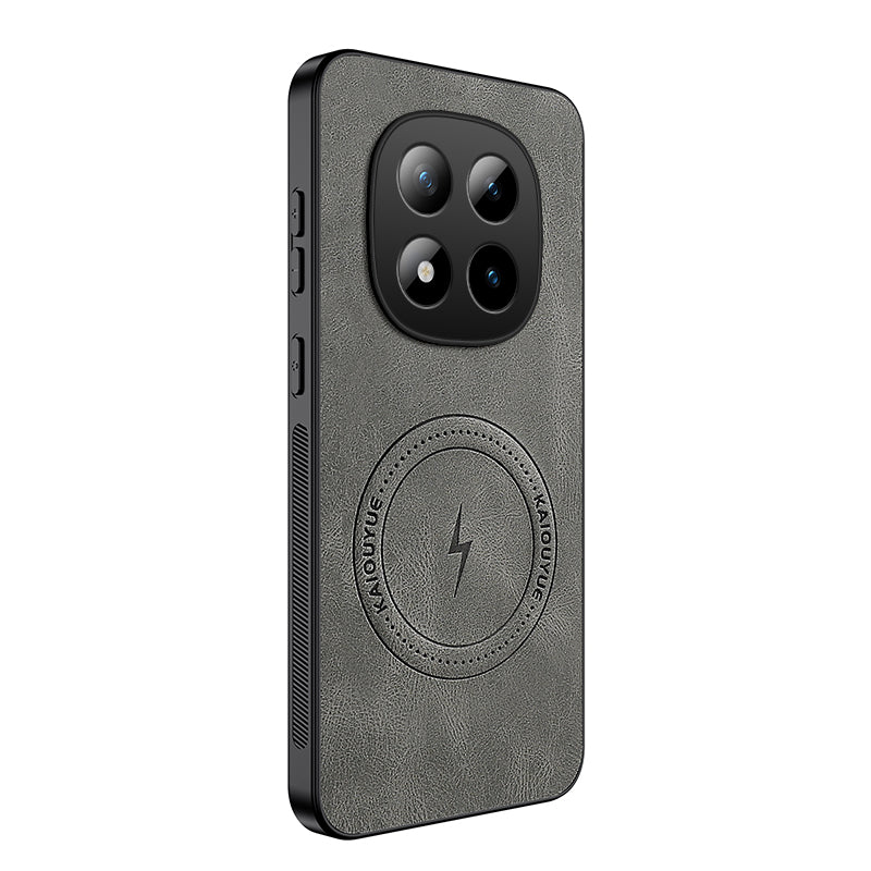 WANLONFENG Magnetiskt Skal För Xiaomi Redmi Note 15 4G (Global) SD1-serien Nappatextur PC TPU mobilskal